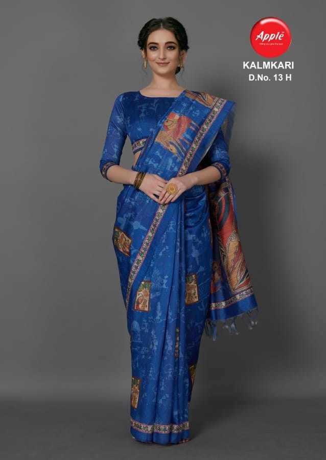 Kalamkari Vol 13 Apple Designer Printed Sarees Catalog